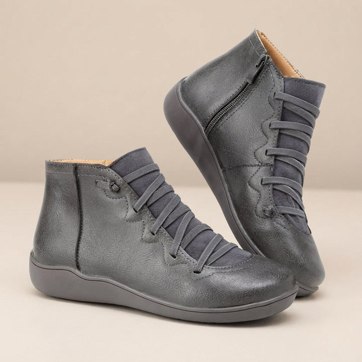 Annie Prairie Ankle Boots – Gray