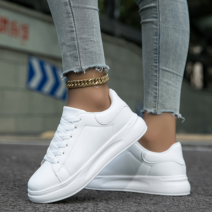 Amber Prairie Everyday Sneakers – White