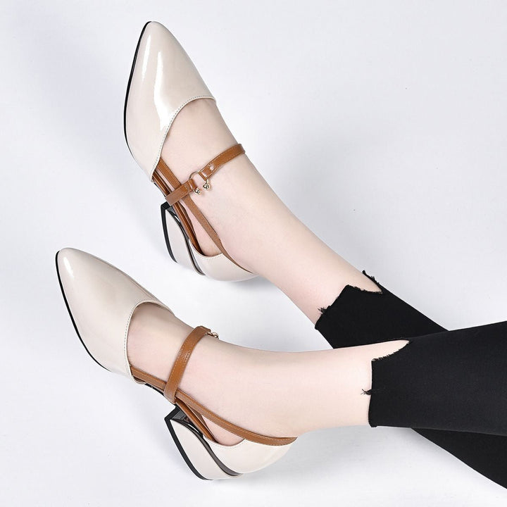 Summer Cypress Pointed-Toe Slingback Pumps by Shoevelle