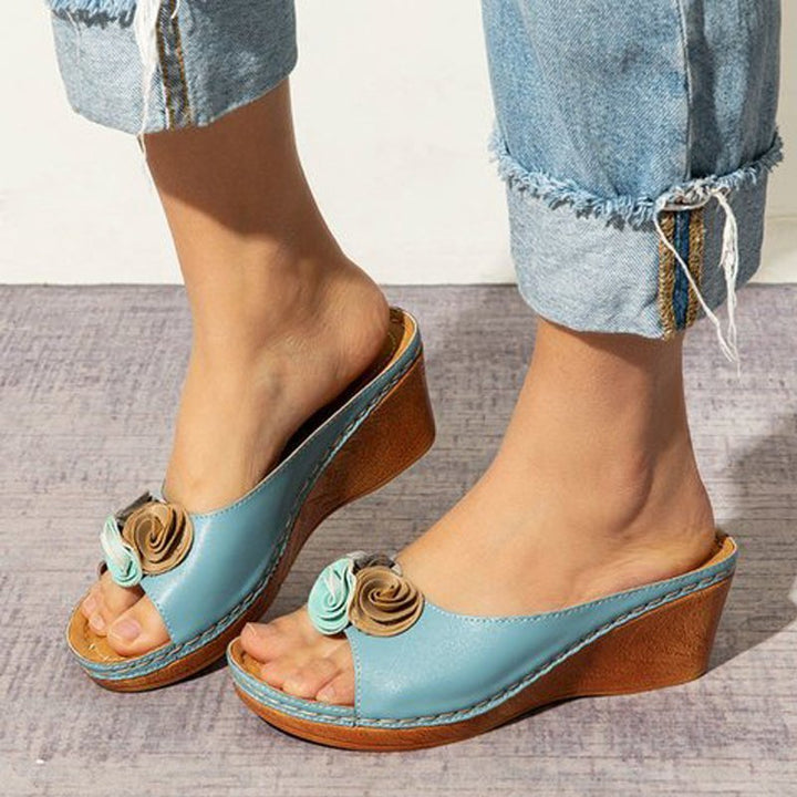 Neve Sonoma Wedge Sandals by Shoevelle