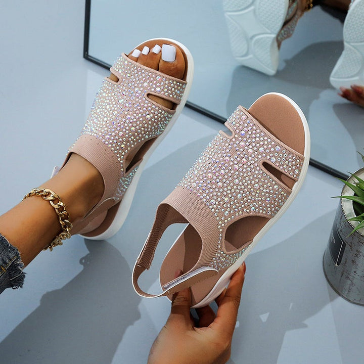 Marissa Malibu Peep-Toe Sandals by Shoevelle