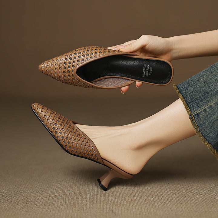 Wynn Savanna Heeled Mules by Shoevelle